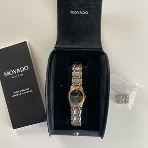 LADIES MOVADO MUSEUM TWO TONE FOLIO 81-E4-9825